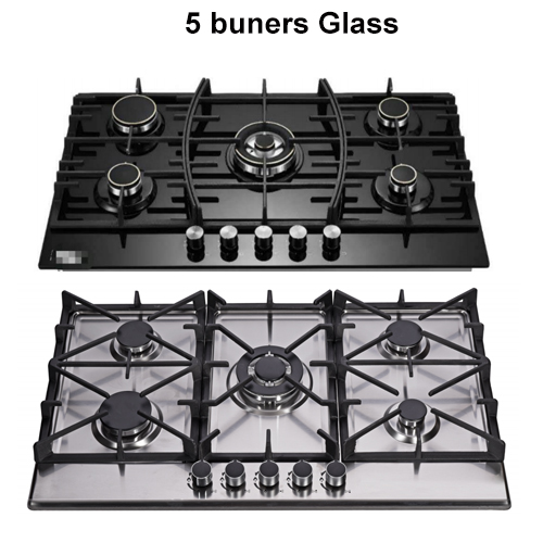 5 burners